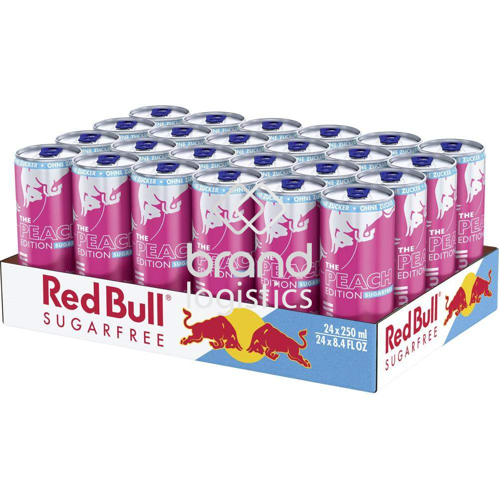Red Bull Peach Edition White Peach Sugarfree 24x250 ml DPG