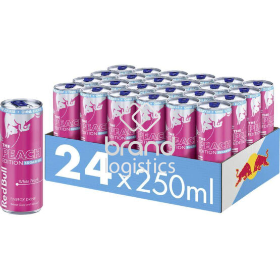 Red Bull Peach Edition White Peach Sugarfree Tray 24x250 ml DPG E-Commerce