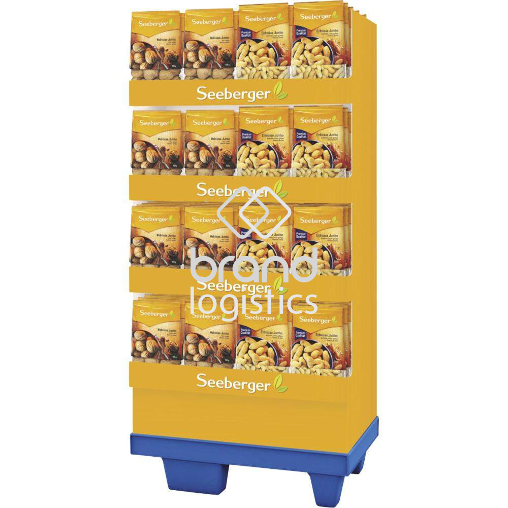 Seeberger Jumbo Wal-und Erdnüsse 2-fach Display 80 St.