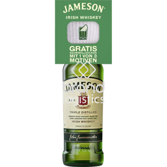 Jameson Irish Whiskey 40% 0,7 l + Gratis Paar Socken - Winterpromotion 2025