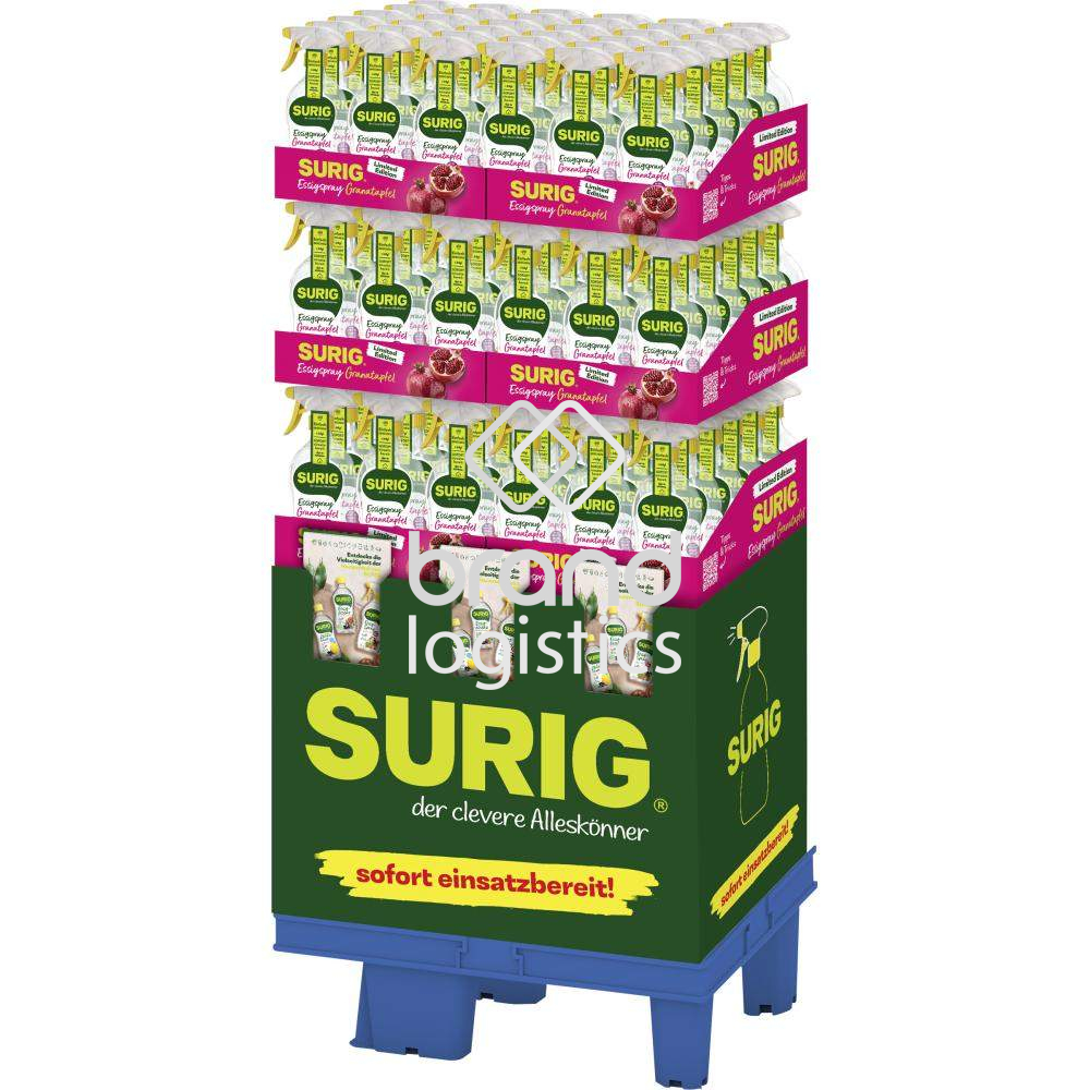 SURIG Essigspray Granatapfel 8% hell Display 108x500 ml