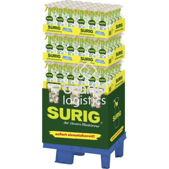 SURIG Zitronensäurespray 9,5% hell Display 108x500 ml