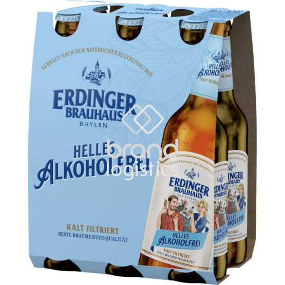 ERDINGER BRAUHAUS Helles Alkoholfrei Sixpack 6x0,33 l