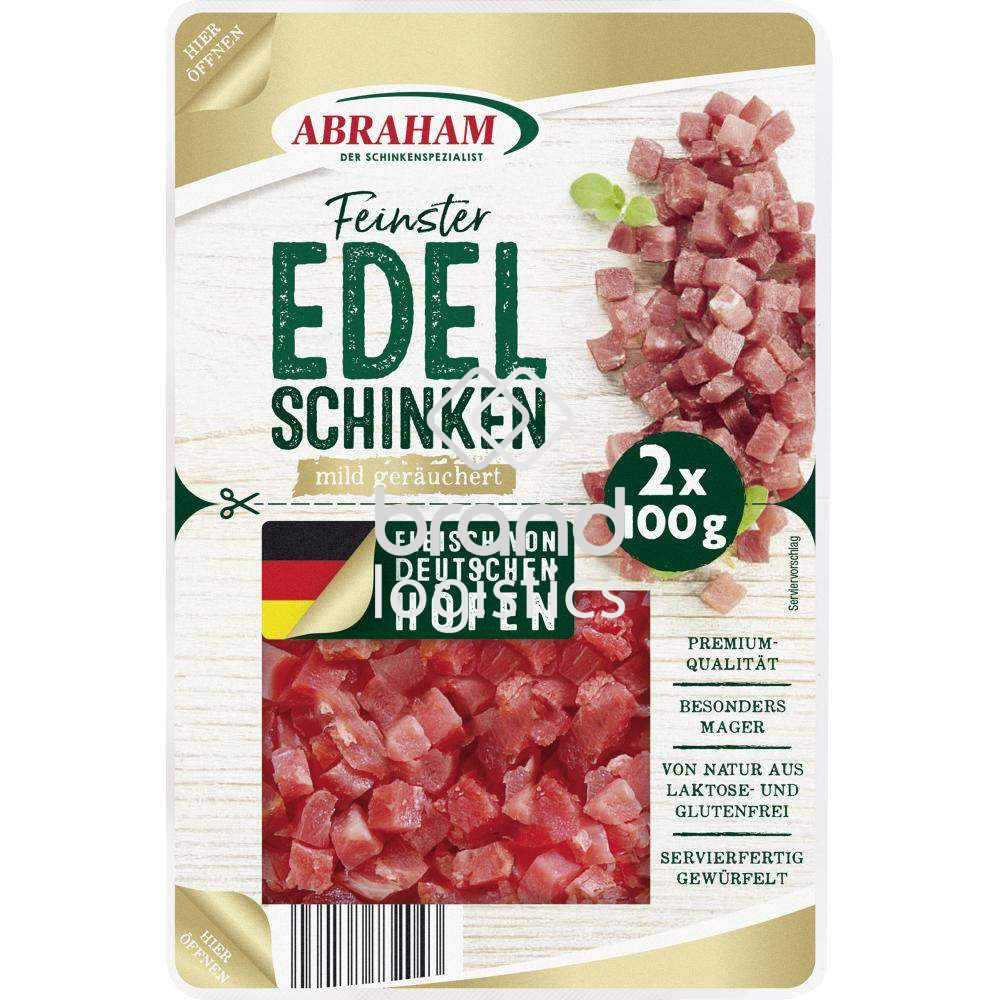 Abraham Edelschinkenwürfel, geräuchert 2x50 g
