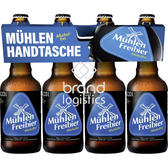 Mühlen Freibier Flasche Gourmet 4-Pack 4x0,33 l MW