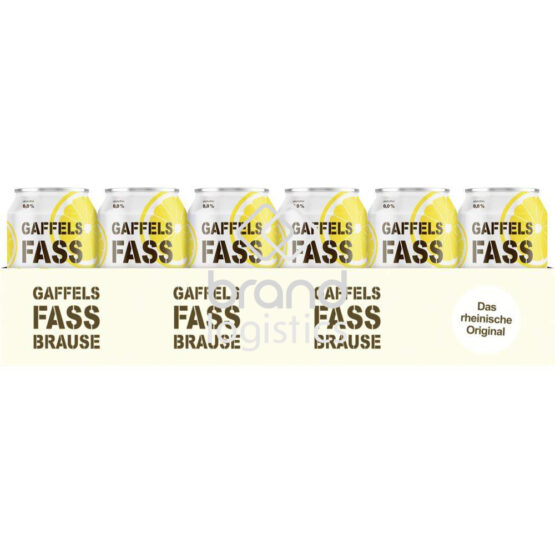 Gaffels Fassbrause Zitrone Dose 24x0,33 l EW