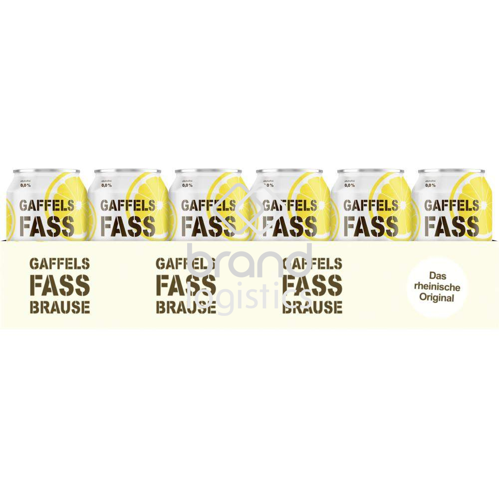 Gaffels Fassbrause Zitrone Dose 24x0,33 l EW