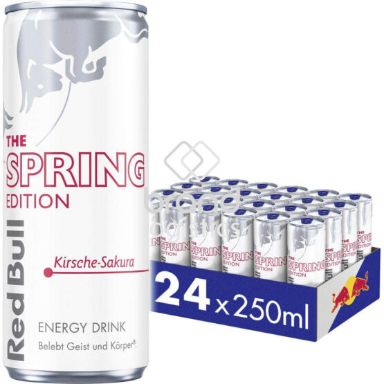 Red Bull Spring Edition Kirsche-Sakura Tray 24x250 ml DPG E-Commerce