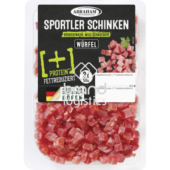 Abraham Sportler Schinken Würfel, geräuchert 2x50 g