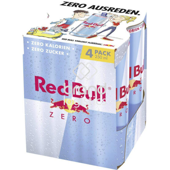 Red Bull Energy Drink Zero 4-PACK 4x250 ML DPG