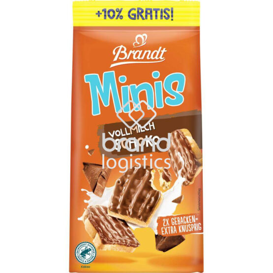 Brandt Mini-Zwieback Vollmilch-Schoko + 10% 105 g