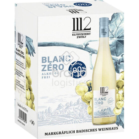 1112 Blanc Zéro Alkoholfrei 0,0% Weiss 6x0,75 l