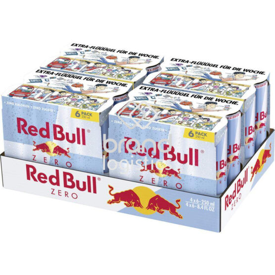 Red Bull Energy Drink Zero, 4 x 6 x 250ml EINWEG