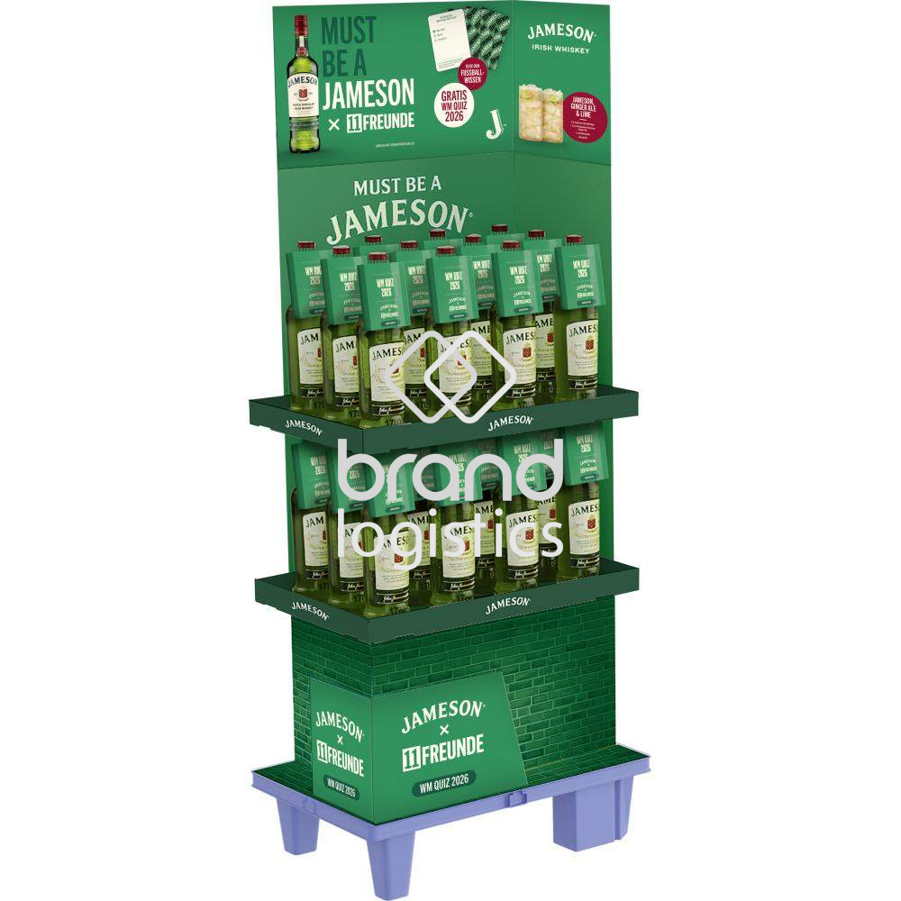 Jameson Irish Whiskey 40% vol. Display 24x0,7 l On-Pack mit Quiz Frühjahrs Promotion 2026