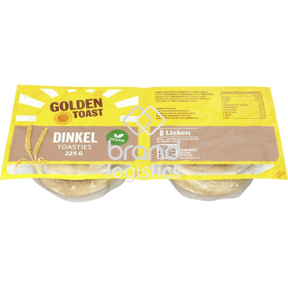 Lieken Golden Toast Dinkel Toasties 225 g