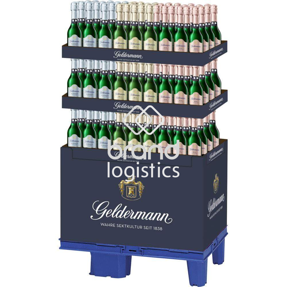 Geldermann Sekt Brut & Rose & Classique 3-fach Display 144x0,2 l