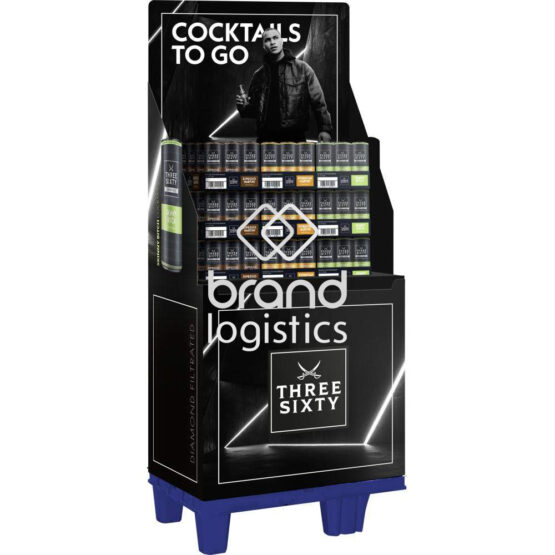 Three Sixty Vodka Cocktail Mix 10% vol. Display 108x0,25 l