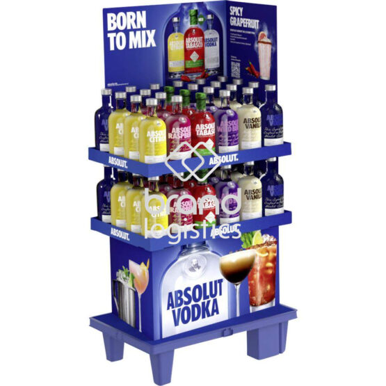 Absolut Vodka Mix Display 6-fach Display 48x0,7 l