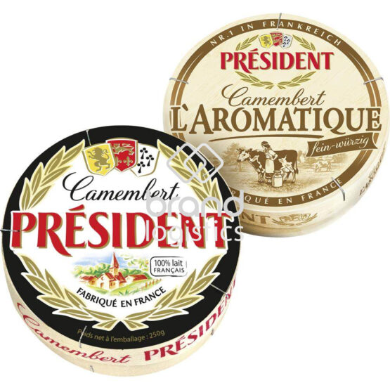 Président Camembert L'Original 45 % Fett i. Tr. 250 g + Camembert L’Aromatique 250 g
