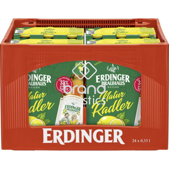 ERDINGER Brauhaus NaturRadler Pinolenkasten 4x6x0,33 l