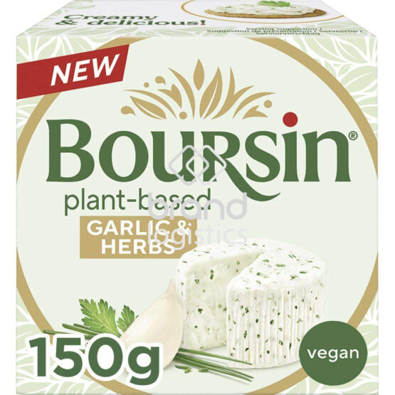 3073781209891-boursin Garlic & Herbs plant-based 150 g E-Commerce