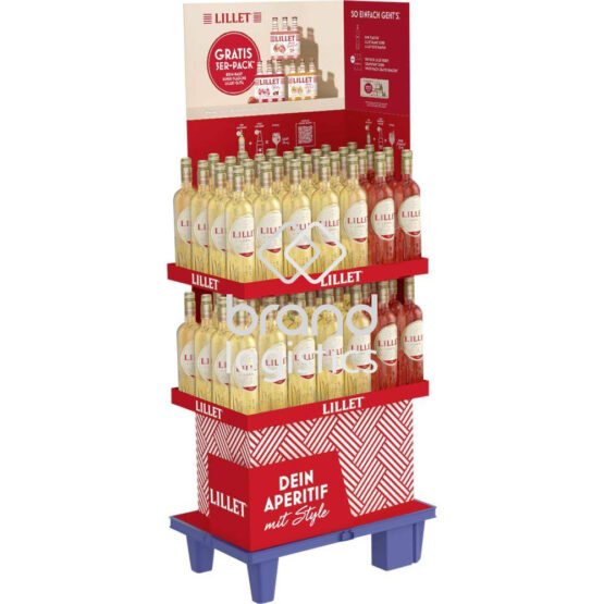 Lillet Blanc und Rose 17% 2-fach sortiert - Display 54x0,75 l