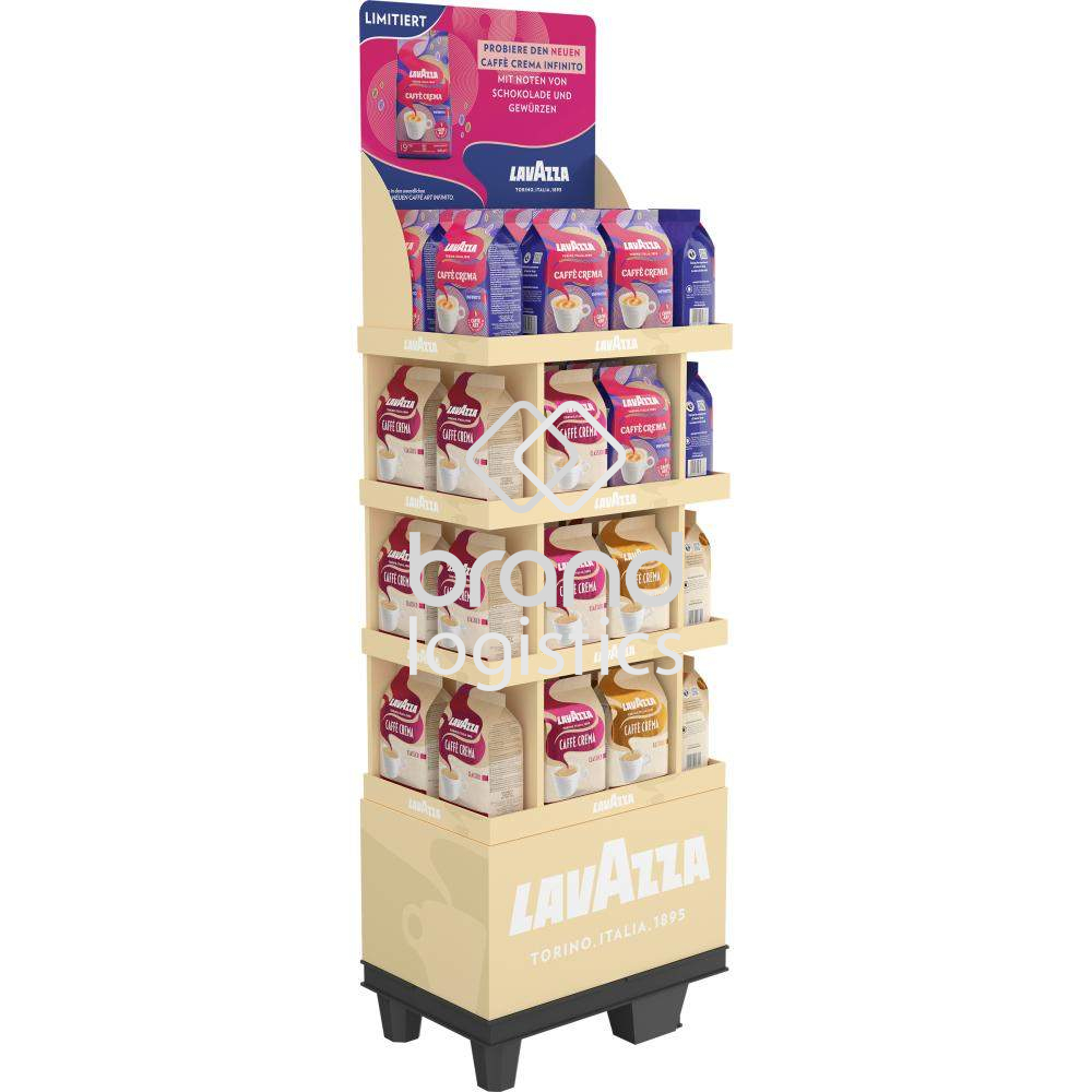 Lavazza Caffè Crema Bohnen 3-fach Display 60x1 kg