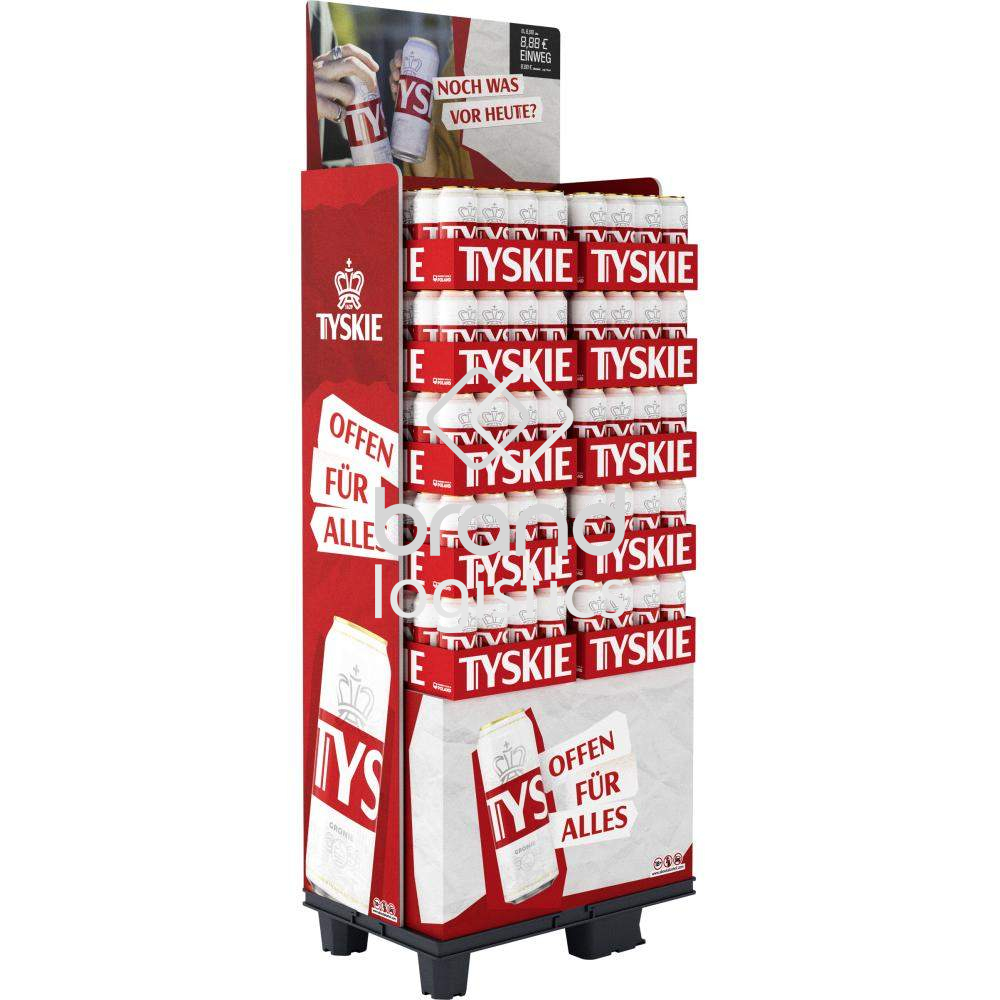 Tyskie Gronie Dosendisplay Einweg 240 x 0,5 l