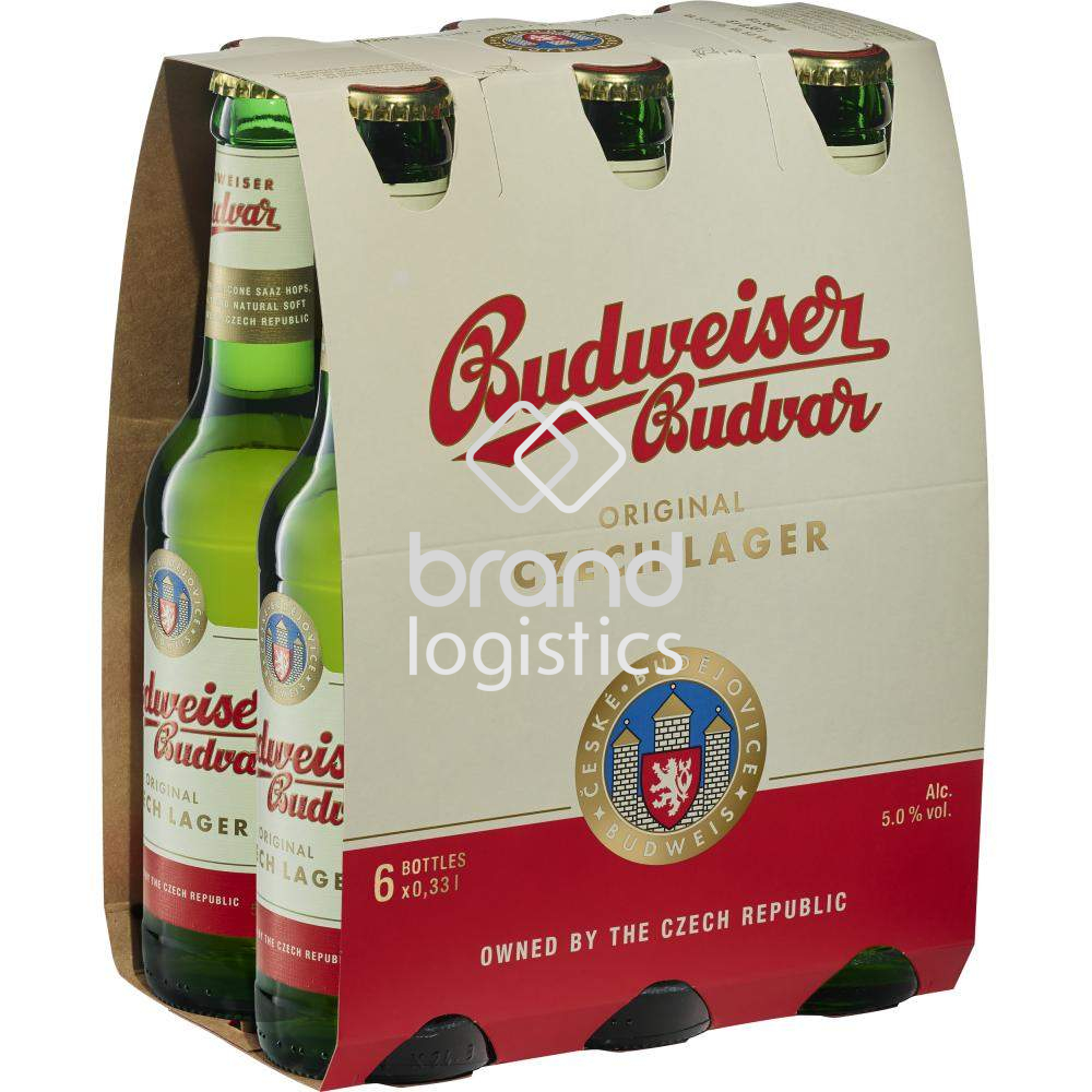 Budweiser Budvar Premium Lager 5% vol. 6x0,33 l