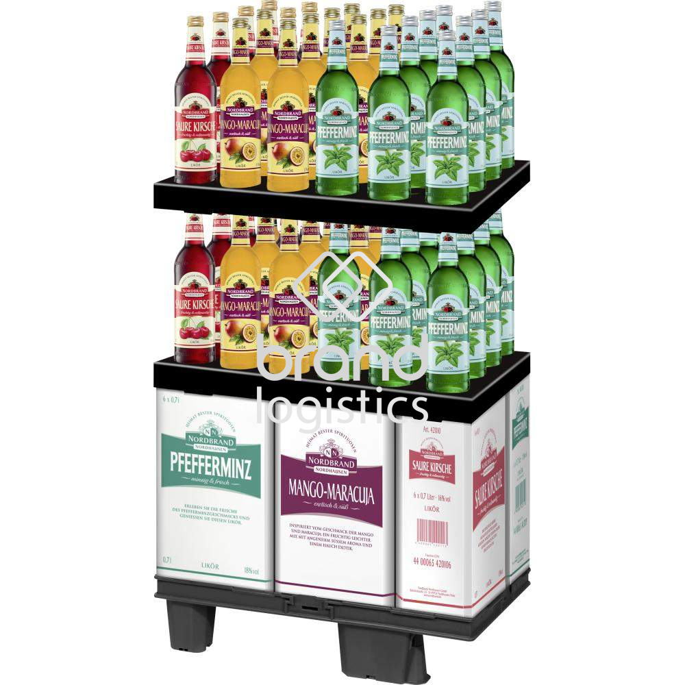 Nordbrand Nordhausen Liköre 3-fach Display 72x0,7 l