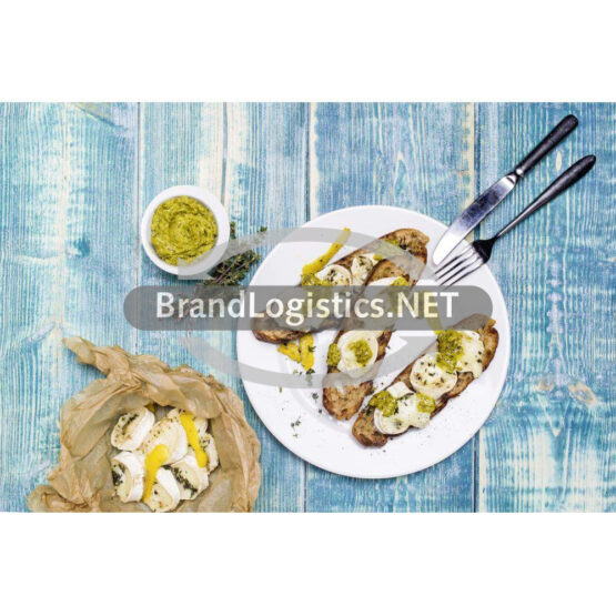 8076809580724-Gegrillter Ziegenkäse mit Ciabatta und Pesto