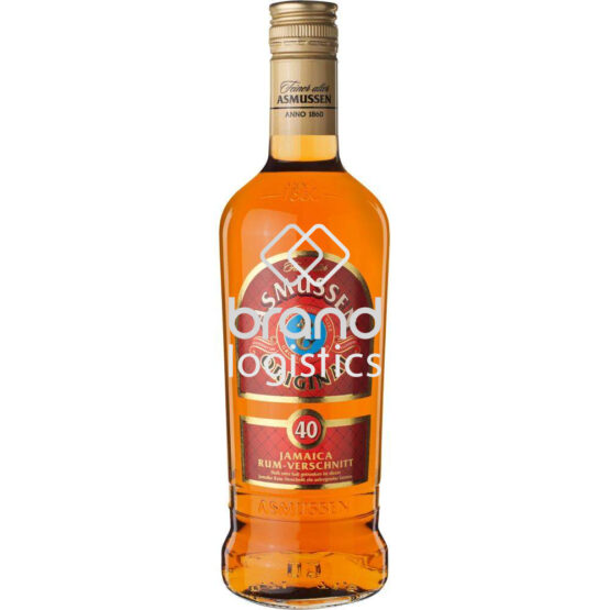 Feiner alter Asmussen Verschnitt 40% vol. 0,7 l