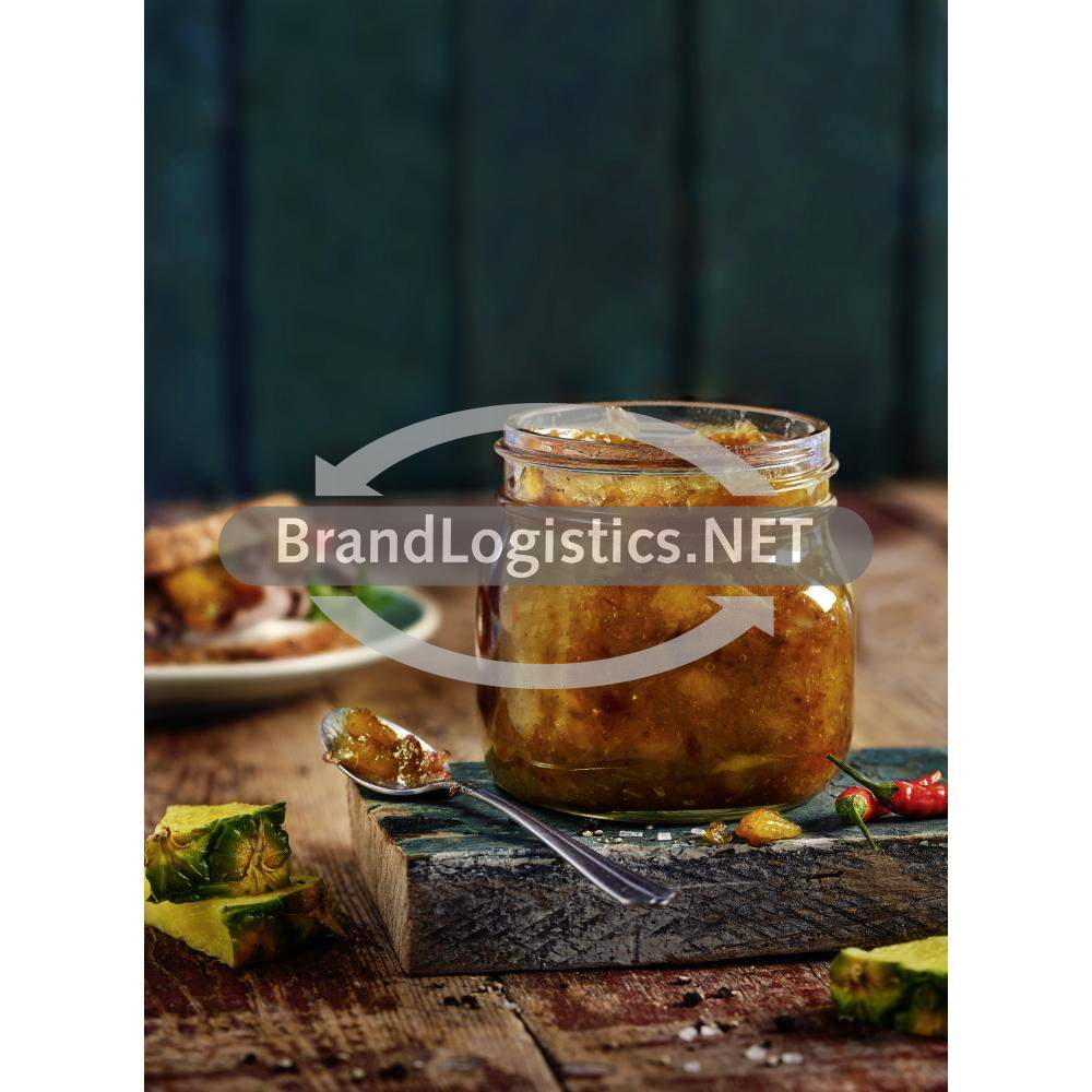Ananas-Chutney mit Chili und Cranberrys