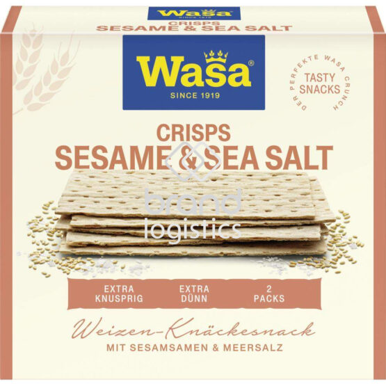 Wasa Tasty Snacks Crisps Sesame & Sea Salt 190 g