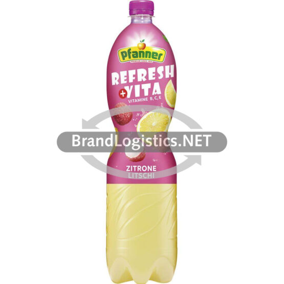 Pfanner Refresh+Vita Zitrone Litschi DPG 1,5 l