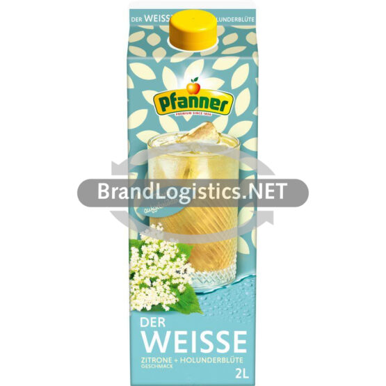 Pfanner Der Weiße Zitrone Holunderblüte 2 l