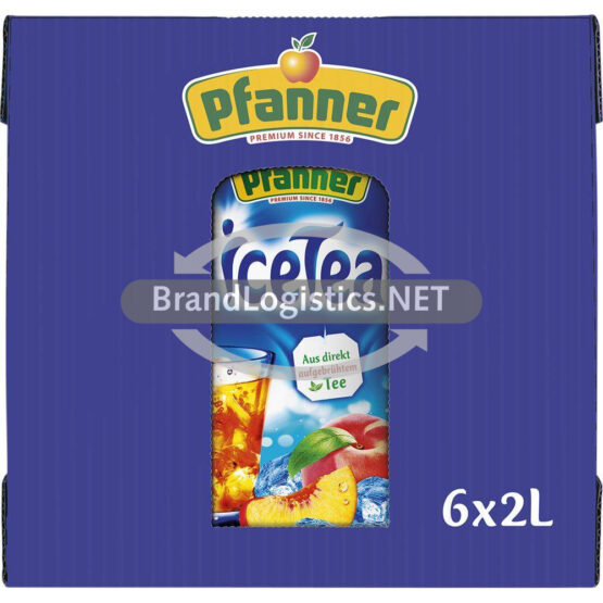 Pfanner Eistee Pfirsich Tray 6x2 l