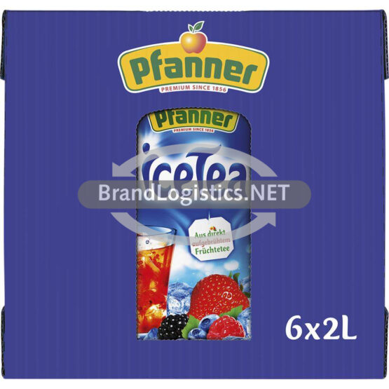 Pfanner Eistee Waldbeere Tray 6x2 l