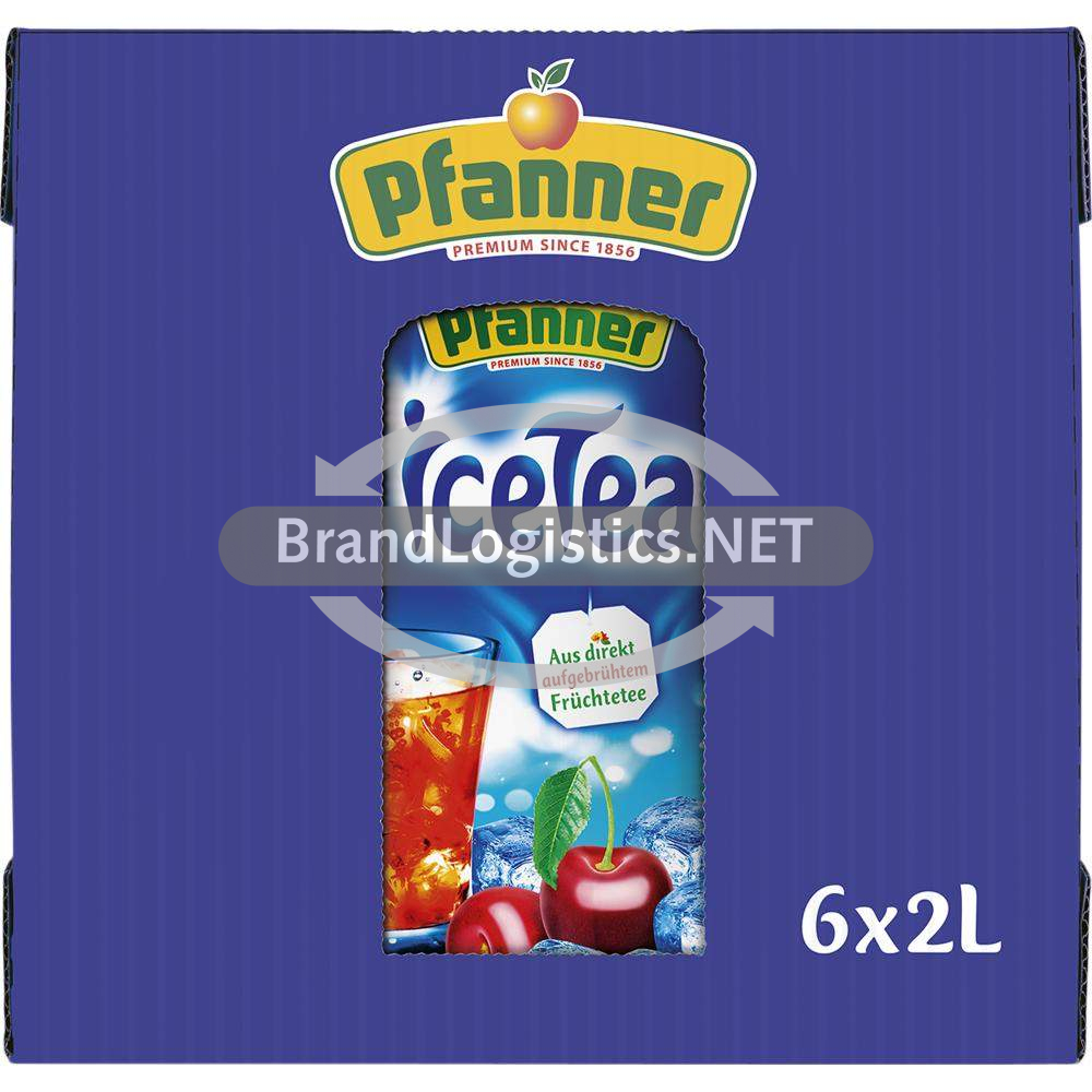 Pfanner Eistee Wildkirsche Tray 6x2 l