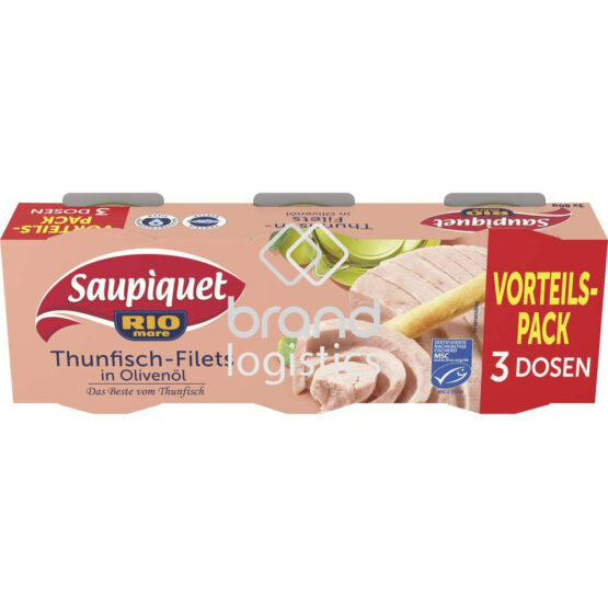 Saupiquet Rio Mare Thunfisch-Filets in Olivenöl 3x80 g