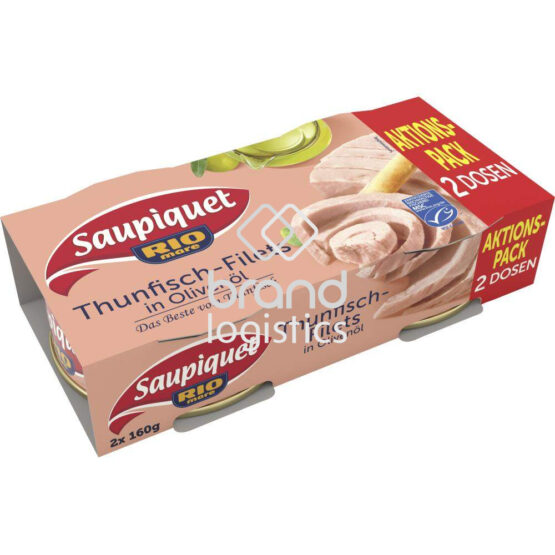 Saupiquet Rio Mare Thunfisch-Filets in Olivenöl 2x160 g