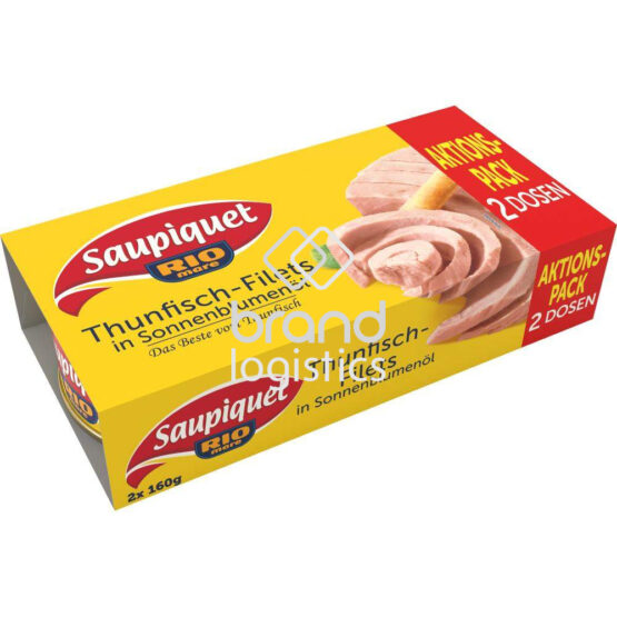 Saupiquet Rio Mare Thunfisch-Filets in Sonnenblumenöl 2x160 g