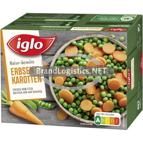 iglo Natur-Gemüse Erbsen und Karotten 540 g