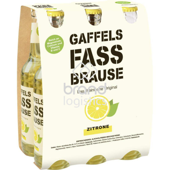 Gaffels Fassbrause Zitrone Sixpack 6x0,33 l