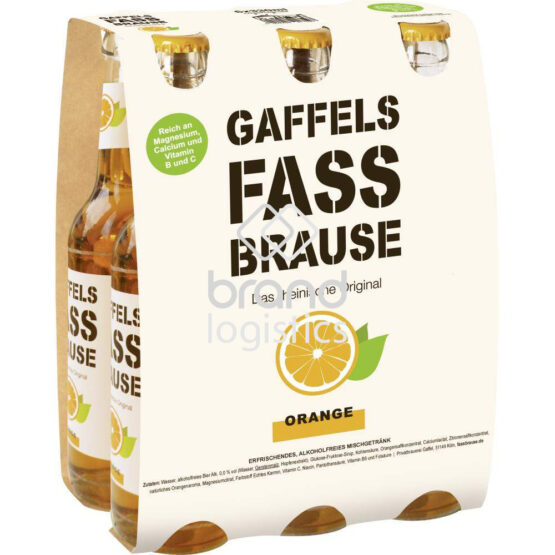 Gaffels Fassbrause Orange Sixpack 6x0,33 l