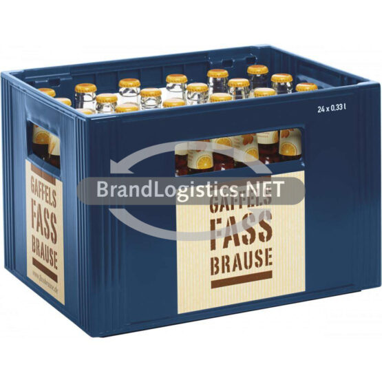 Gaffels Fassbrause Orange Kasten 24x0,33 l