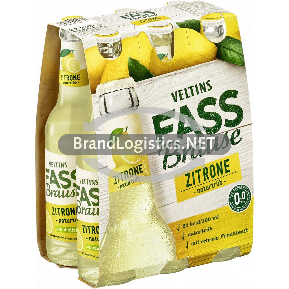VELTINS Fassbrause Zitrone 6x0,33 l