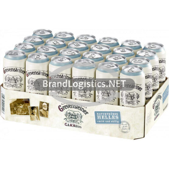 Grevensteiner Naturtrübes Helles 24x0,5 l Tray