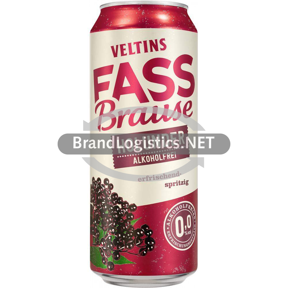 VELTINS Fassbrause Holunder Dose 0,5 l