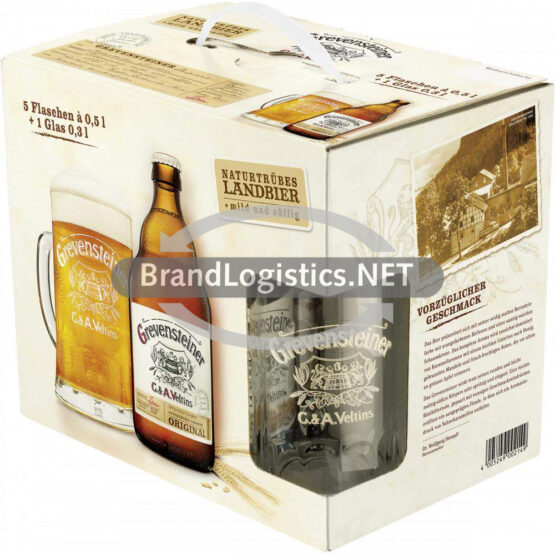 Grevensteiner Original 5x0,5 l + Seidel